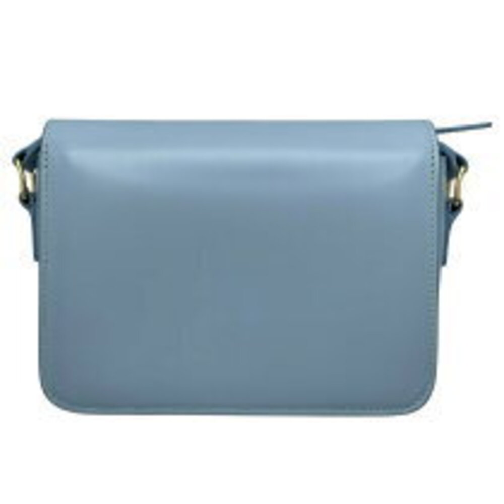 Celine Calfskin Teen Bag Hardware Triomphe Blue Shiny